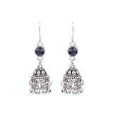 Long tassel Nepal lantern earrings