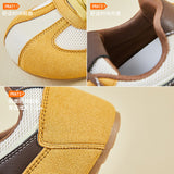 2025  ins Korean version of the new retro German training little white shoes for women  spring students thick soles increase height casual street auction LDS05
