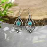 Semitic turquoise earrings