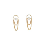 Wholesale Tassel Earrings super fairy temperament exaggerated long pearl earrings