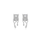 Diablo lava drop diamond earrings