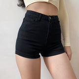 themeisles - Shape Denim Shorts