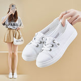 summer one-pedal little white shoes new Korean version ins female students breathable board shoes casual shoes street shot A30
