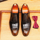 2025 Douyin Internet celebrity patent leather glossy dress business leather shoes pointed men's leather Oxford shoes British style wedding shoes