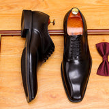 2025 New leather shoes men's casual leather shoes Korean version cowhide British trend versatile leather business dress men's shoes