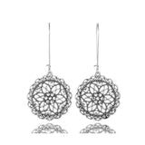 Bohemian Nepalese beads pendant earrings