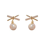 Sophisticated and stylish pearl earrings