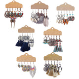 Fashion alloy leaves rhinestone wings tassels dripping oil feather earrings