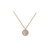 WHOLESALE copper micro-inlaid opal necklace