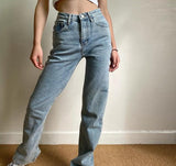 themeisles - Key And Lock Straight Jeans