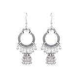 Long tassel Nepal lantern earrings