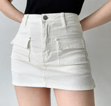 themeisles - New Revolution Denim Pocket Skirt