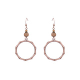 Tassel alloy hollow earrings
