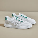 spring new little white shoes women's ins Korean version of students running sports board shoes heightening lace-up casual shoes Q28
