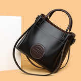 Women's bag fashion  retro bucket bag popular new large-capacity child and mother bucket bag commuter shoulder bag wholesale