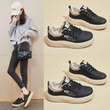 2025  spring white shoes new Korean version ins female students platform heightening sports board shoes casual street shooting HB210