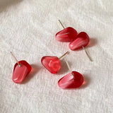 S925 silver needle pomegranate lovely simple exquisite earrings