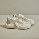 2025  spring little white shoes new Korean version ins female students platform heightening sports board shoes casual street shot SH502
