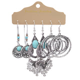 Vintage ethnic butterfly earrings