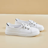 summer one-pedal little white shoes new Korean version ins female students breathable board shoes casual shoes street shot A30