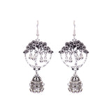 Long tassel Nepal lantern earrings