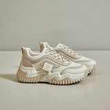 ins Korean version of the new dad shoes for women  spring student sports running shoes casual shoes platform height increase 1308