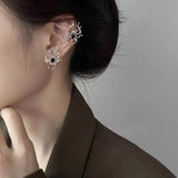 S925 Silver Needle Simple Earbone Spider Earrings