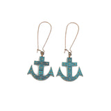 Bohemian Nepalese beads pendant earrings