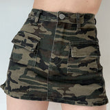 themeisles - New Revolution Denim Pocket Skirt