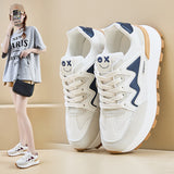 2025  ins Korean version of the new dad shoes girl  spring student running sports thick sole height casual street shot J6117