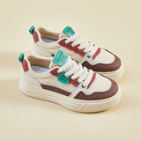 2025  spring white shoes new Korean version ins female students platform heightening sports board shoes casual XF1239-2
