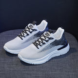 2025  ins Korean version of flying woven women's shoes  summer new student sports shoes women's breathable fitness running casual shoes 283