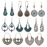Semitic turquoise earrings