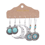 Snow tassel love wing earrings
