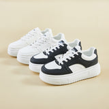 spring little white shoes new Korean version ins female students platform heightening sports board shoes casual street shooting H2512