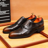2025 Douyin Internet celebrity patent leather glossy dress business leather shoes pointed men's leather Oxford shoes British style wedding shoes