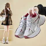 ins Korean version of the new dad shoes for women  spring student sports running casual thick soles increase MIS-3525