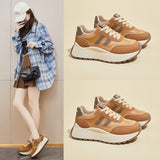 ins Korean version of Forrest Gump shoes women's tide  spring new height increase student running sports casual shoes street shot BN022