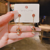 Wholesale little tiger Earrings Red Earrings