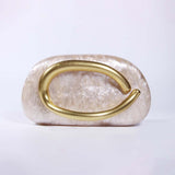 women's  new shoulder oblique span bag, special-shaped shell acrylic bag, fashion wedding dinner clutch bag