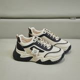 ins Korean version of the new dad shoes for women  spring student sports running shoes casual shoes platform height increase 1308