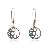 Bohemian Nepalese beads pendant earrings