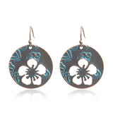 Tassel pendant alloy retro earrings