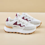 2025  ins Korean version of the new dad shoes girl  spring student running sports thick sole height casual street shot J6117