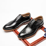 2025 Douyin men's shoes business casual British Oxford shoes comfortable cowhide inner lightweight breathable fashion leather