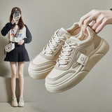 2025  spring little white shoes new Korean version ins female students platform heightening sports board shoes casual street shot SH502