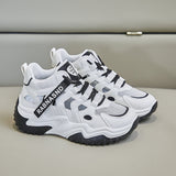 2025  Korean version of the new dad shoes women  summer hollow breathable student sports shoes casual shoes thick sole heightening Z307