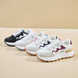 2025  ins Korean version of the new dad shoes girl  spring student running sports thick sole height casual street shot J6117