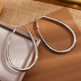 S925 Silver Needle Simple Geometric Earrings