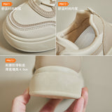 2025  spring little white shoes new Korean version ins female students platform heightening sports board shoes casual street shot SH502